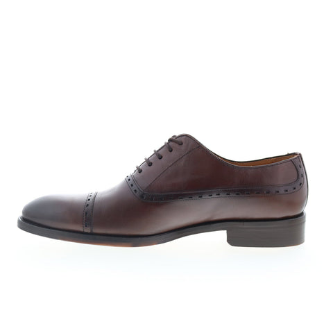 Mezlan Mez122 Mens Brown Leather Oxfords & Lace Ups Cap Toe Shoes