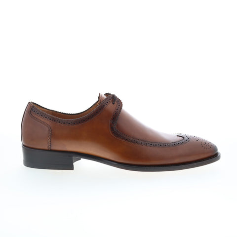 Mezlan Mez123 Mens Brown Leather Oxfords & Lace Ups Wingtip & Brogue Shoes