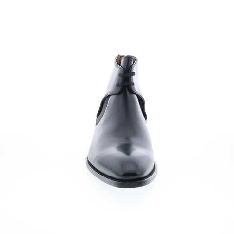 Mezlan Mez124 Mens Black Leather Lace Up Casual Dress Boots