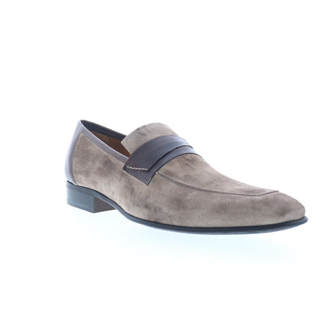 Mezlan Mez128 Mens Brown Suede Loafers & Slip Ons Penny  display picture 2