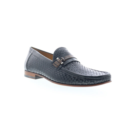 Mezlan Mez129 Mens Black Leather Loafers & Slip Ons Casual Shoes