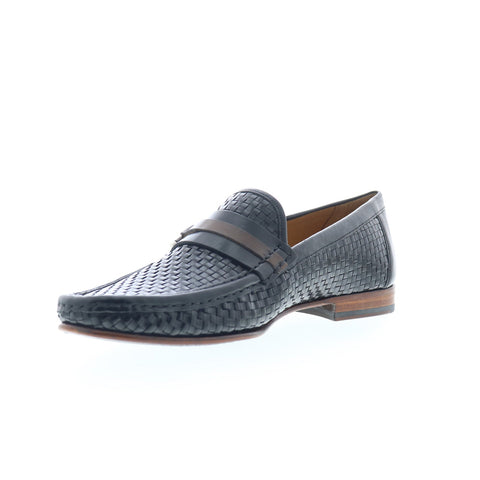 Mezlan Mez129 Mens Black Leather Loafers & Slip Ons Casual Shoes