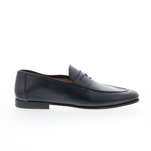 Mezlan Mez141 Mens Black Leather Loafers & Slip Ons Penny Shoes