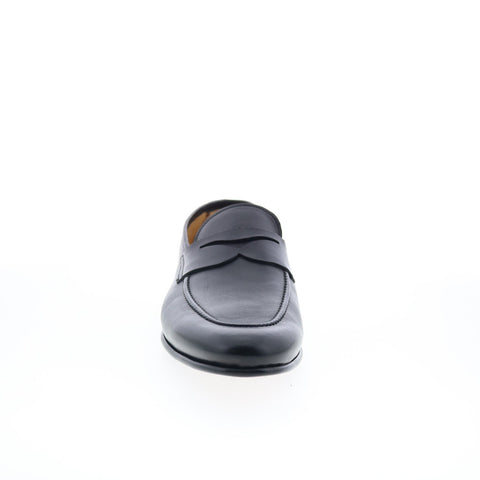 Mezlan Mez141 Mens Black Leather Loafers & Slip Ons Penny Shoes