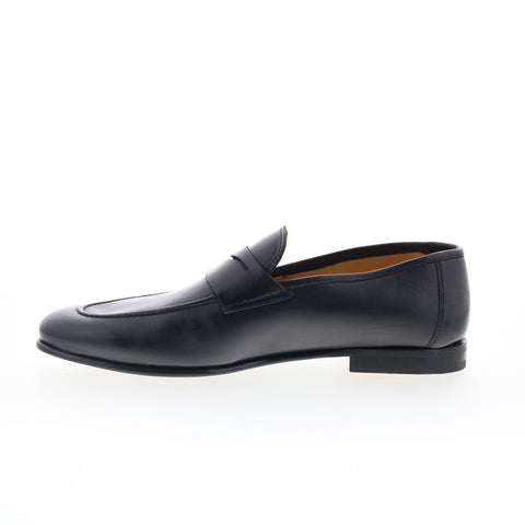 Mezlan Mez141 Mens Black Leather Loafers & Slip Ons Penny Shoes
