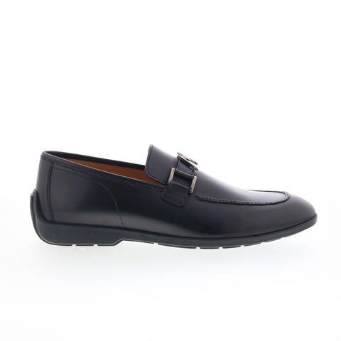 Mezlan Mez145 Mens Black Leather Loafers & Slip Ons Casual Shoes