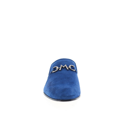 Mezlan Mez156 Mens Blue Suede Slip On Mules Slippers Shoes