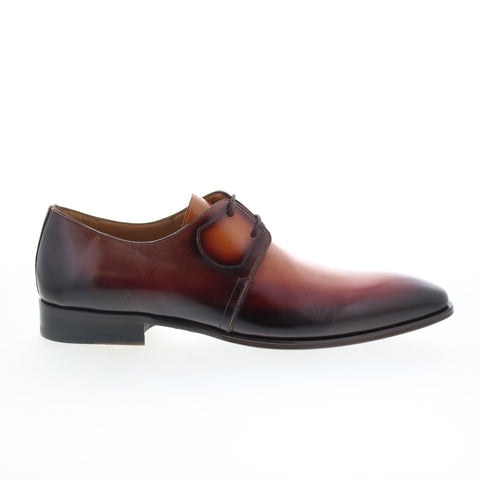 Mezlan Mez157 Mens Brown Leather Oxfords & Lace Ups Plain Toe Shoes