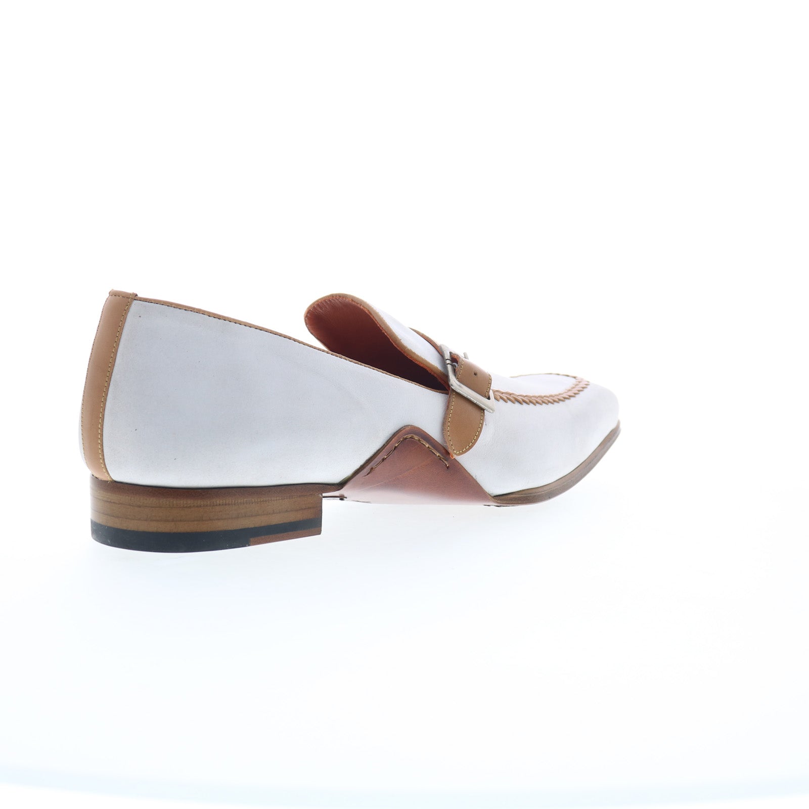 Mezlan Mez164 Mens White Leather Loafers & Slip Ons Casual  display picture 1