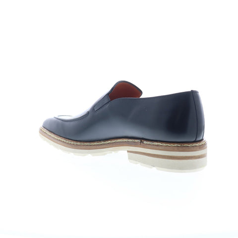 Mezlan Mez165 Mens Black Leather Loafers & Slip Ons Casual Shoes