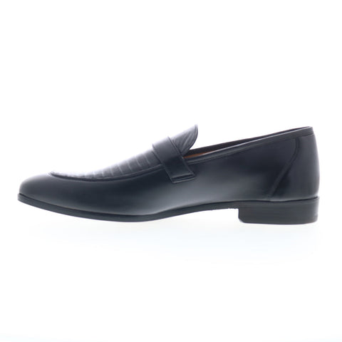 Mezlan Mez166 Mens Black Leather Loafers & Slip Ons Casual Shoes