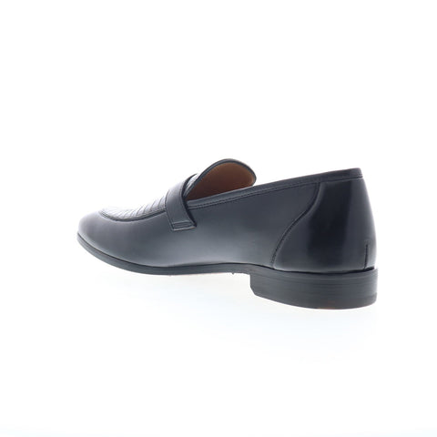 Mezlan Mez166 Mens Black Leather Loafers & Slip Ons Casual Shoes