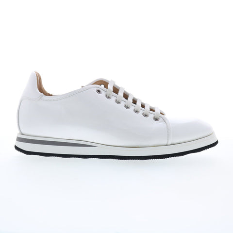 Mezlan Mez168 Mens White Leather Lace Up Lifestyle Sneakers Shoes