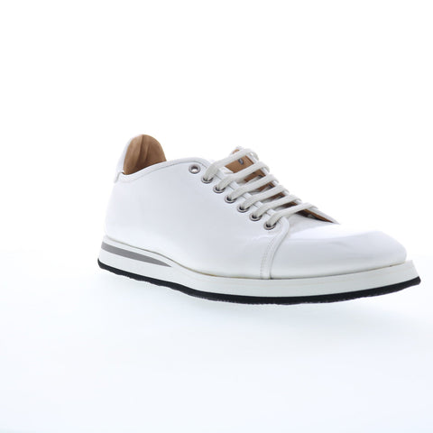 Mezlan Mez168 Mens White Leather Lace Up Lifestyle Sneakers Shoes