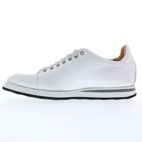 Mezlan Mez168 Mens White Leather Lace Up Lifestyle Sneakers Shoes