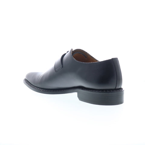 Mezlan Mez172 Mens Black Leather Hook & Loop Oxfords & Lace Ups Casual Shoes