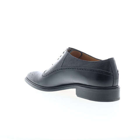 Mezlan Mez173 Mens Black Leather Oxfords & Lace Ups Casual Shoes