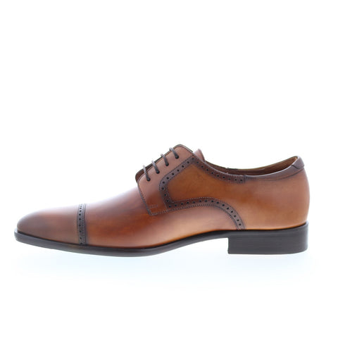 Mezlan Mez176 Mens Brown Leather Oxfords & Lace Ups Cap Toe Shoes