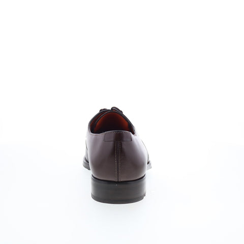 Mezlan Mez179 Mens Burgundy Leather Oxfords & Lace Ups Cap Toe Shoes