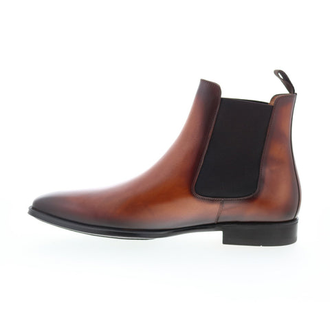 Mezlan Mez17 Mens Brown Leather Slip On Chelsea Boots