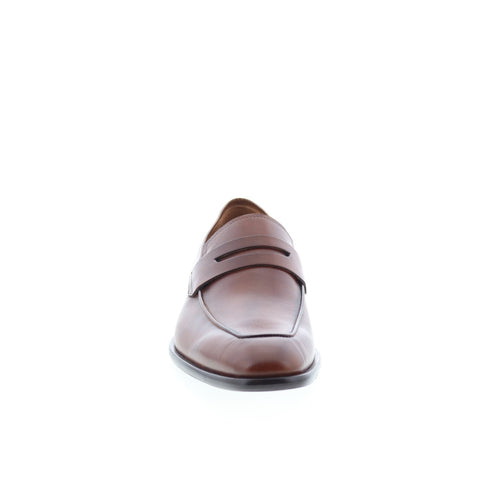 Mezlan Mez180 Mens Brown Leather Loafers & Slip Ons Penny Shoes
