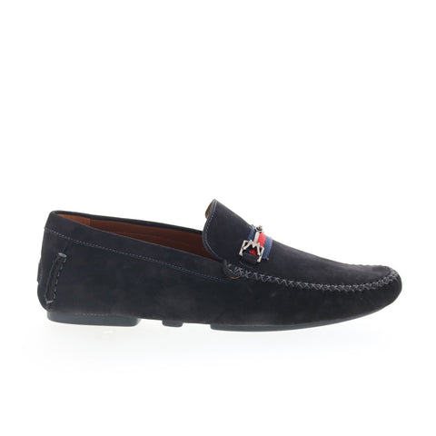 Mezlan Mez183 Mens Black Suede Loafers & Slip Ons Casual Shoes