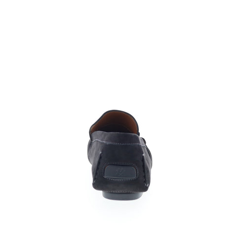 Mezlan Mez183 Mens Black Suede Loafers & Slip Ons Casual Shoes
