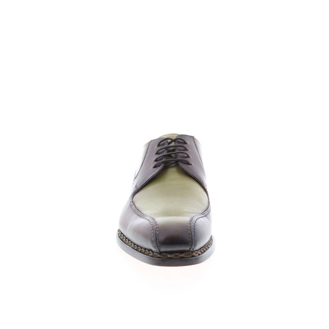 Mezlan Mez186 Mens Green Leather Oxfords & Lace Ups Casual Shoes