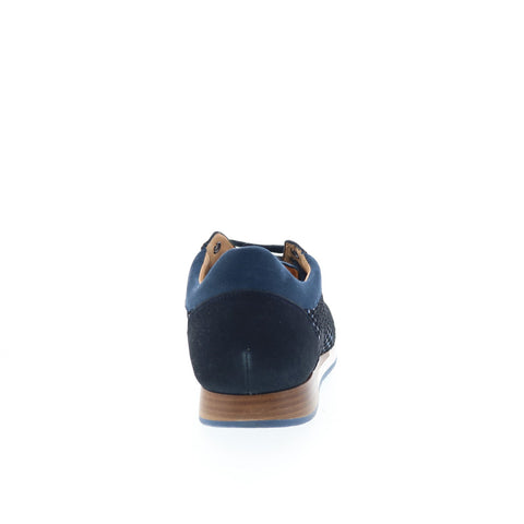 Mezlan Mez188 Mens Blue Suede Lace Up Lifestyle Sneakers Shoes
