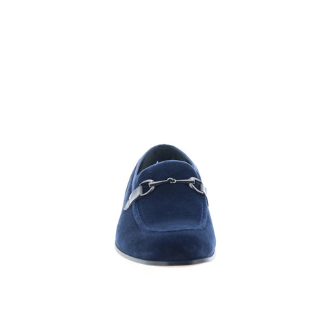 Mezlan Mez194 Mens Blue Canvas Loafers & Slip Ons Casual Shoes