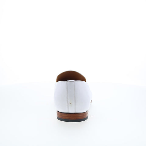 Mezlan Mez195 Mens White Leather Loafers & Slip Ons Casual Shoes