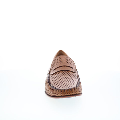 Mezlan Mez198 Mens Brown Leather Loafers & Slip Ons Penny Shoes