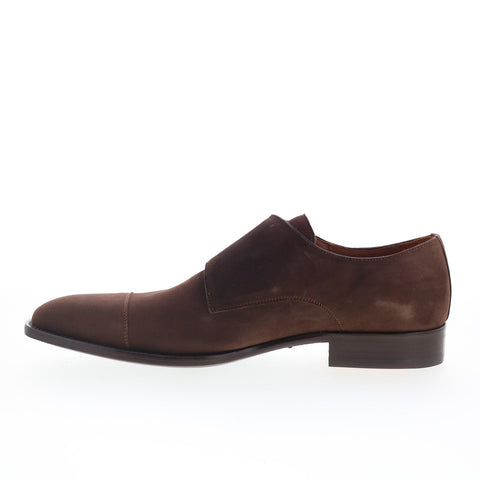 Mezlan Mez19 Mens Brown Suede Loafers & Slip Ons Casual Shoes