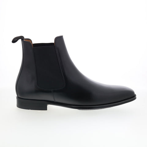 Mezlan Mez1 Mens Black Leather Slip On Chelsea Boots