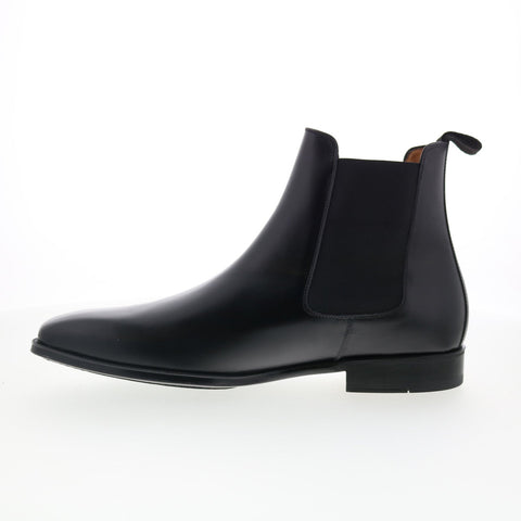 Mezlan Mez1 Mens Black Leather Slip On Chelsea Boots
