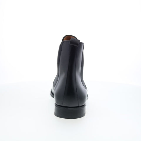 Mezlan Mez1 Mens Black Leather Slip On Chelsea Boots