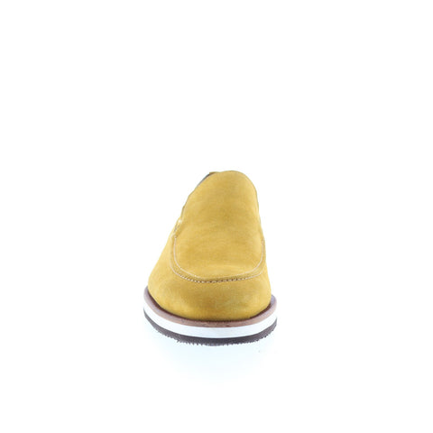 Mezlan Mez202 Mens Yellow Suede Loafers & Slip Ons Casual Shoes