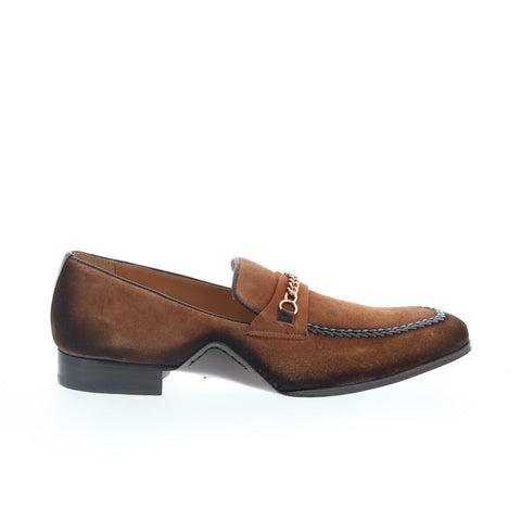 Mezlan Mez207 Mens Brown Suede Loafers & Slip Ons Casual Shoes