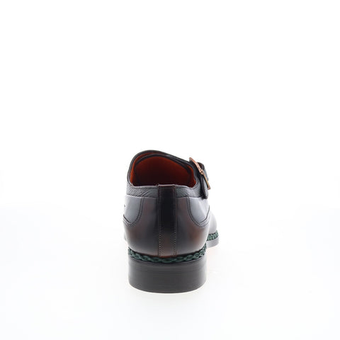 Mezlan Mez20 Mens Green Leather Loafers & Slip Ons Casual Shoes