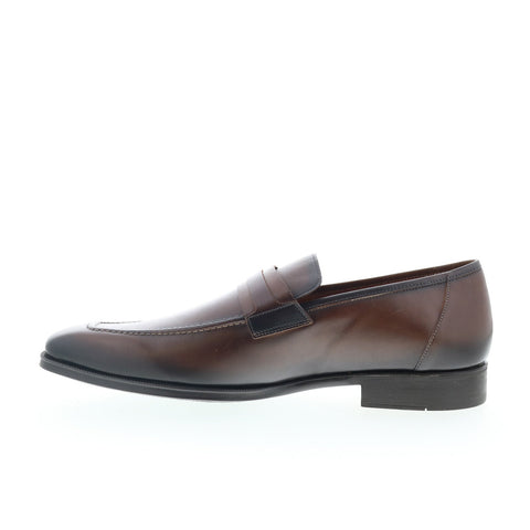 Mezlan Mez21 Mens Brown Leather Loafers & Slip Ons Casual Shoes
