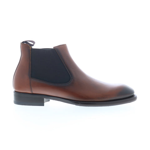 Mezlan Mez223 Mens Brown Leather Slip On Chelsea Boots