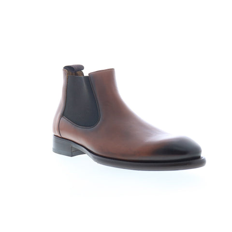 Mezlan Mez223 Mens Brown Leather Slip On Chelsea Boots