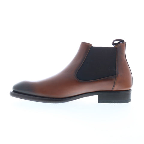 Mezlan Mez223 Mens Brown Leather Slip On Chelsea Boots