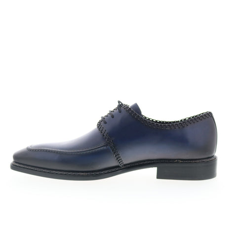 Mezlan Mez225 Mens Blue Leather Oxfords & Lace Ups Casual Shoes
