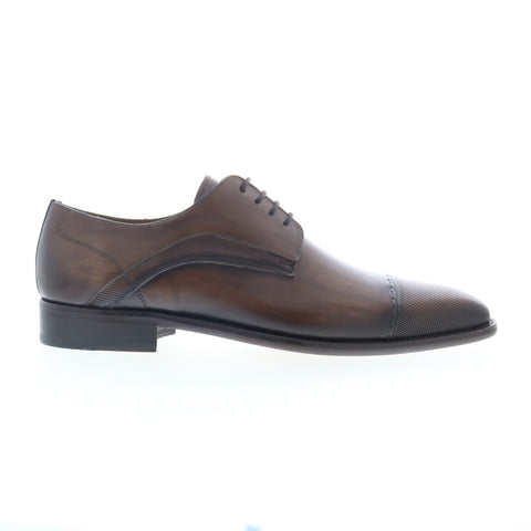 Mezlan Mez230 Mens Brown Leather Oxfords &amp; Lace Ups Cap Toe Shoes
