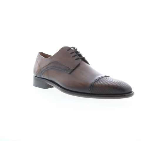 Mezlan Mez230 Mens Brown Leather Oxfords &amp; Lace Ups Cap Toe Shoes