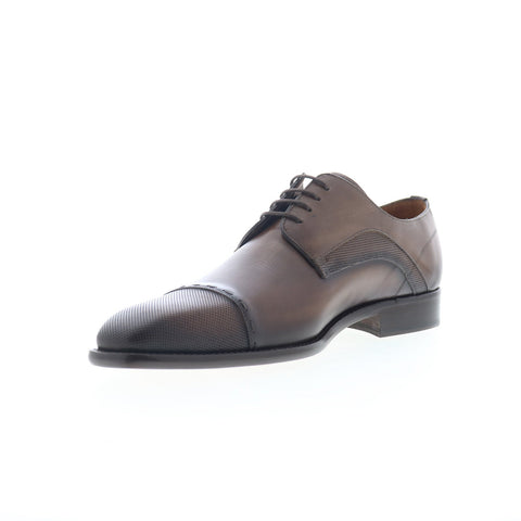 Mezlan Mez230 Mens Brown Leather Oxfords &amp; Lace Ups Cap Toe Shoes