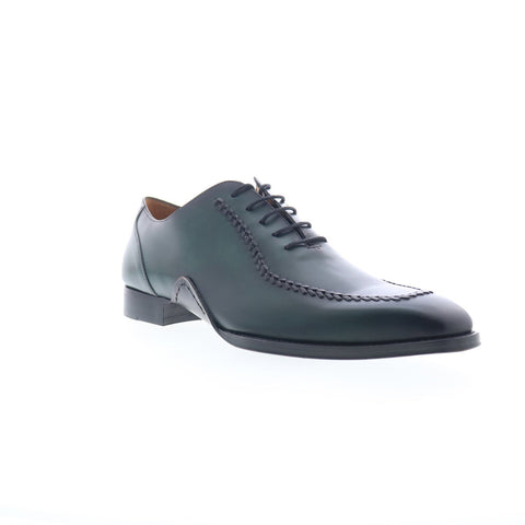 Mezlan Mez232 Mens Green Leather Oxfords & Lace Ups Casual Shoes