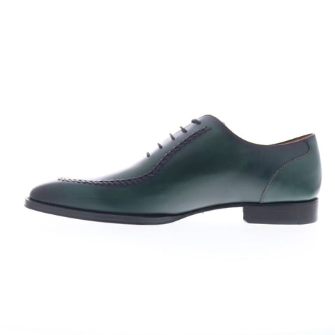 Mezlan Mez232 Mens Green Leather Oxfords & Lace Ups Casual Shoes