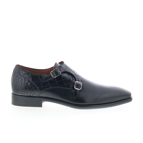 Mezlan Mez238 Mens Black Leather Loafers & Slip Ons Casual Shoes
